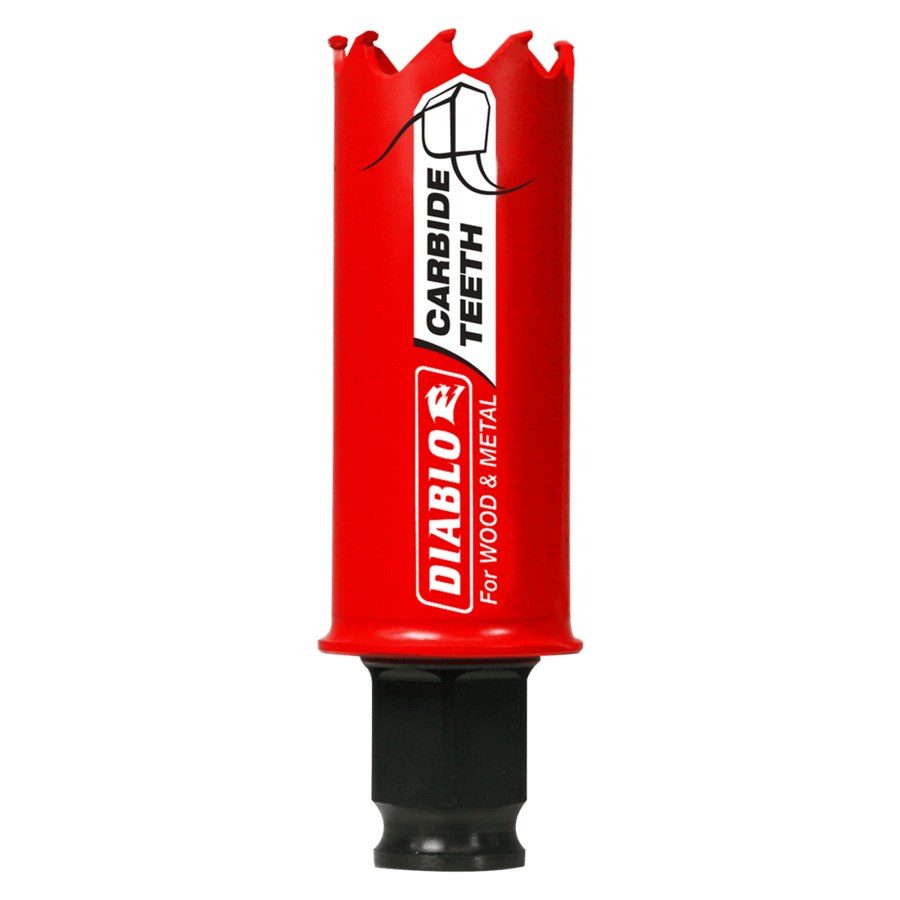 Diablo 1-1/16" (27mm) Carbide-Tipped Hole Saw with SnapLock Plus Mandrel System