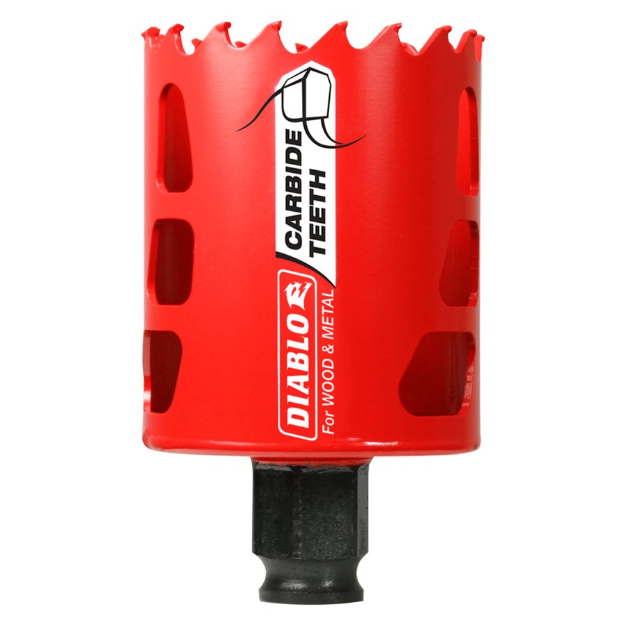 Diablo 2-1/8" (54mm) Carbide-Tipped Hole Saw with SnapLock Plus Mandrel System
