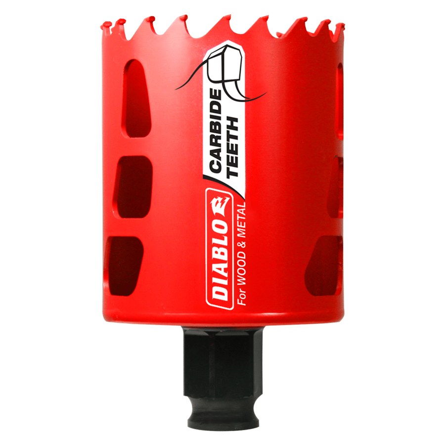 Diablo 2-1/4" (57mm) Carbide-Tipped Hole Saw with SnapLock Plus Mandrel System