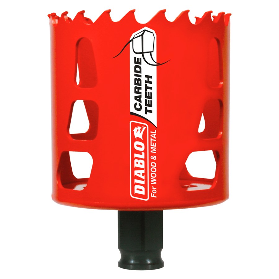 Diablo 2-1/2" (64mm) Carbide-Tipped Hole Saw with SnapLock Plus Mandrel System