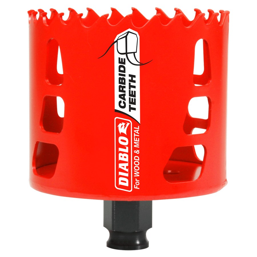 Diablo 3" (76mm) Carbide-Tipped Hole Saw with SnapLock Plus Mandrel System