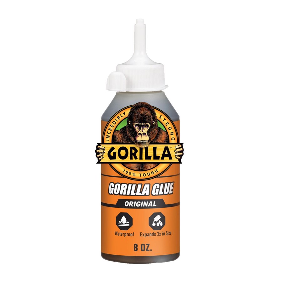 Gorilla High Strength Polyurethane Tan Original Gorilla Glue 8 oz